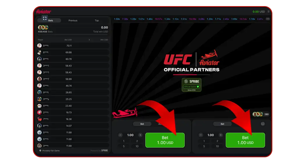Step 3 To Play Aviator